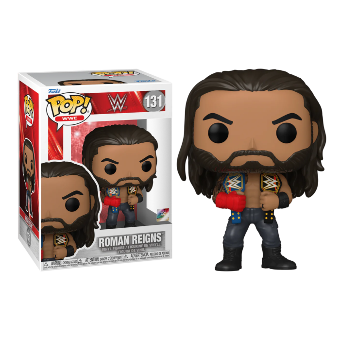 Funko Pop! WWE - Roman Reigns with Two Championship Belts #131