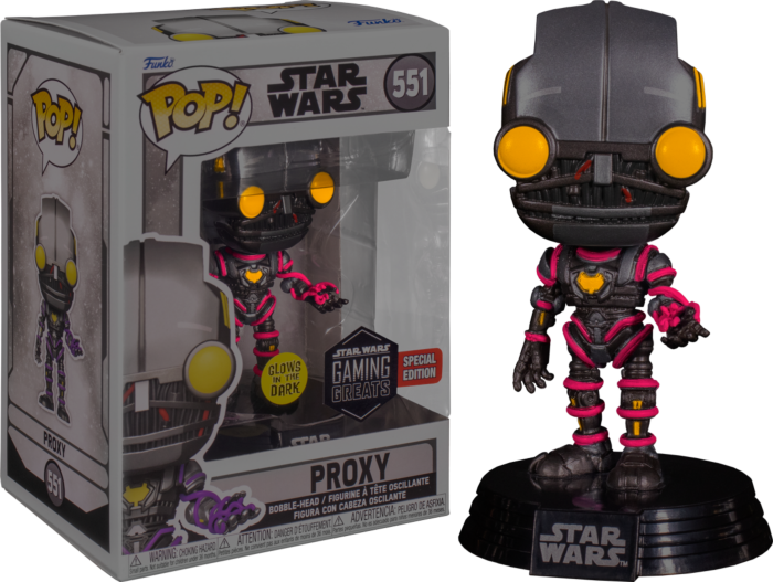Funko Pop! Star Wars: The Force Unleashed - Proxy Glow in the Dark #551