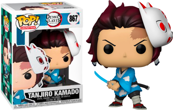 Funko Pop! Demon Slayer - Tanjiro Kamado with Mask #867 - Real Pop Mania
