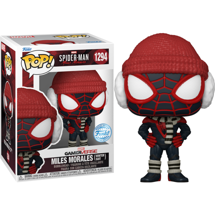 Funko Pop! Spider-Man: Miles Morales Miles Morales (Winter Suit) #12