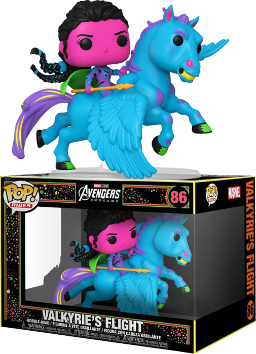 Funko Pop! Rides - Avengers 4: Endgame - Valkyrie's Flight Blacklight #86 - Real Pop Mania