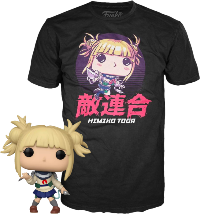 Funko Pop! My Hero Academia - Himiko Toga Unmasked - Vinyl Figure & T-Shirt Box Set - Real Pop Mania