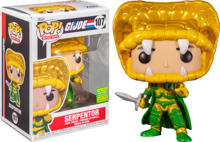 Funko Pop! G.I. Joe - Serpentor #107 (2022 Summer Convention Exclusive