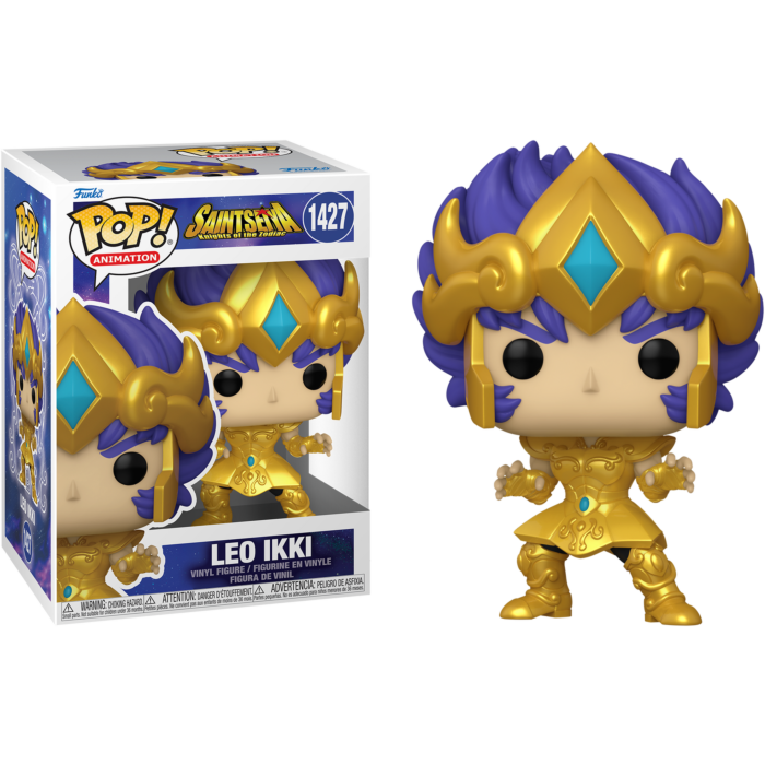 Funko Pop! Saint Seiya: Knights of the Zodiac - Leo Ikki in Gold Suit #1427