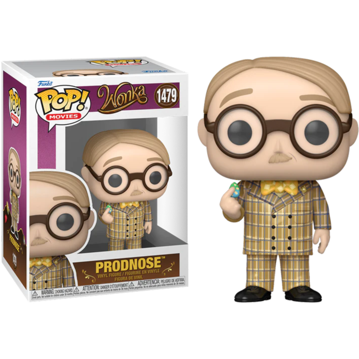 Funko Pop! Wonka (2023) - Noodle, Slugworth, Prodnose & Willy Wonka - Bundle (Set of 4) - Real Pop Mania