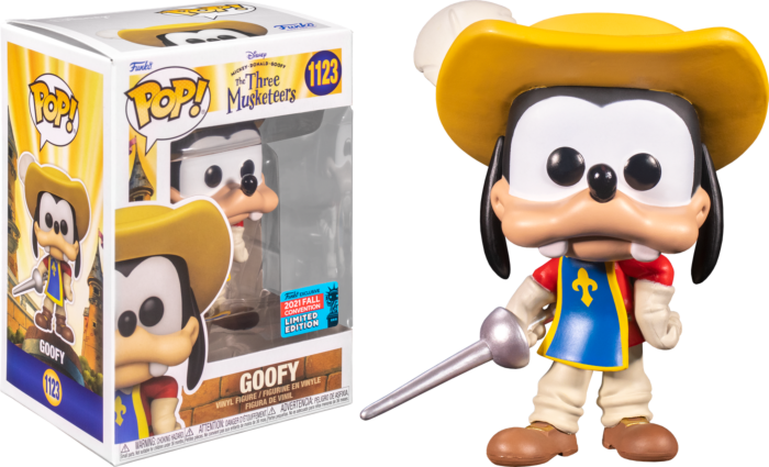 Funko Pop! Mickey, Donald, Goofy: The Three Musketeers - Goofy #1123 (2021 Fall Convention Exclusive)