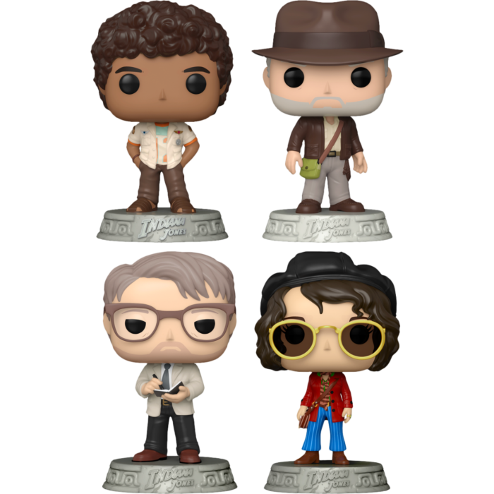 Funko Pop! Indiana Jones and the Dial of Destiny - One Last Adventure - Bundle (Set of 4)