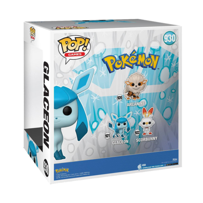 Funko Pop! Pokemon - Glaceon 10" Jumbo #930