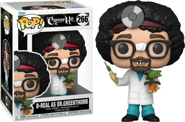 Funko Pop! Cypress Hill - B-Real as Dr. Greenthumb #266 Funko Pop! Cypress Hill - B-Real as Dr. Greenthumb #266