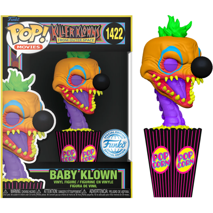 Black Light Jumbo Funko POP! Figure - Killer Klowns from Outer Space 