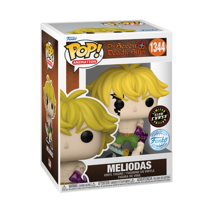 Funko Pop! The Seven Deadly Sins - Meliodas in Demon Mode #1344 - Chase Chance