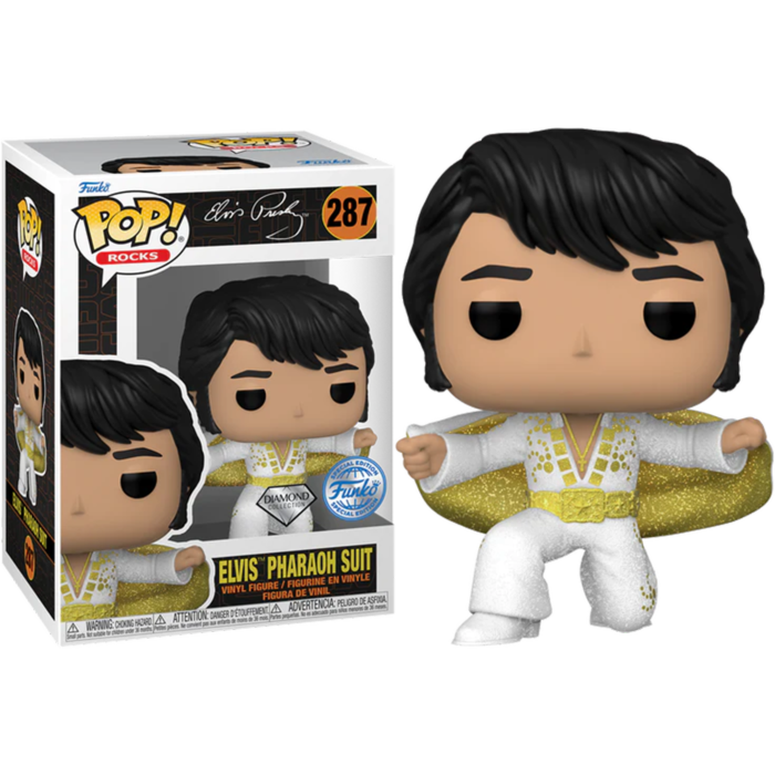 Funko Pop! Elvis Presley - Elvis in Pharaoh Suit Diamond Glitter #287