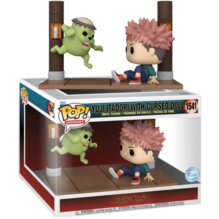 Funko Pop! Moment - Jujutsu Kaisen - Yuji Itadori with Cursed Doll #1541