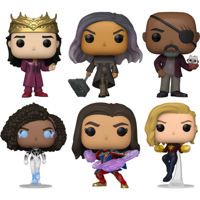 Funko Pop! The Marvels (2023) - Higher, Further, Faster - Bundle (Set of 6)
