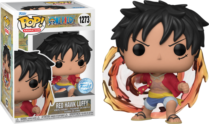 Funko Pop! One Piece - Red Hawk Luffy #1273 - Chase Chance