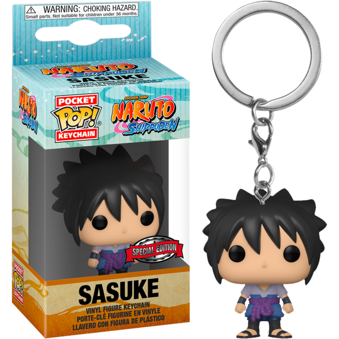 Funko Pocket Pop! Keychain - Naruto: Shippuden - Sasuke - The Amazing Collectables