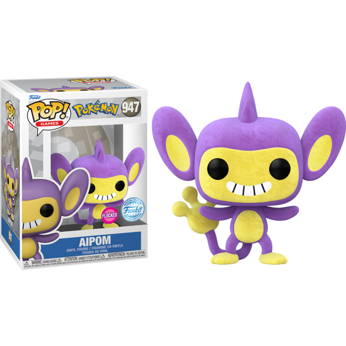 Funko Pop! Pokemon - Aipom Flocked #947
