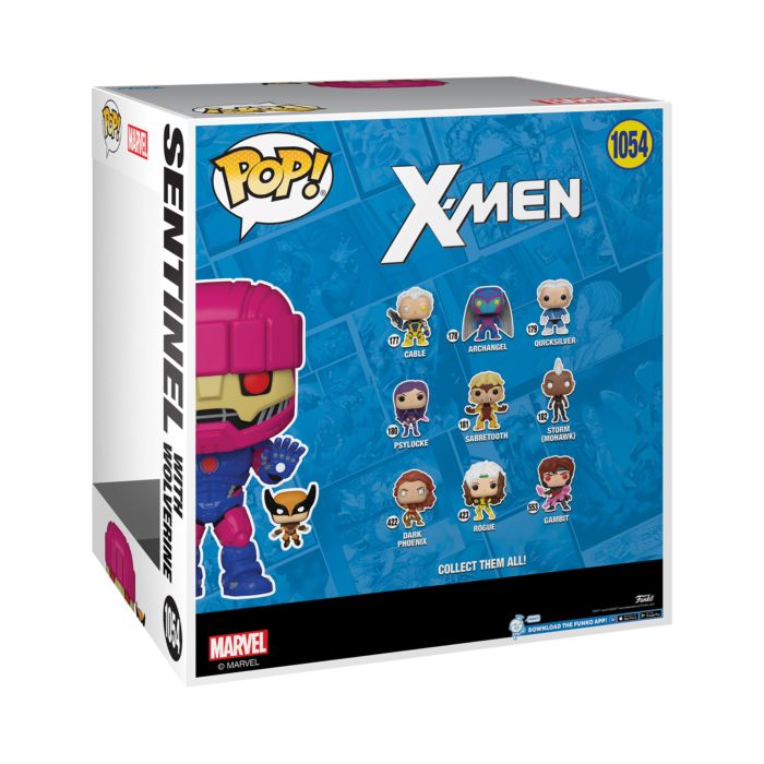 Funko Pop! X-Men - Sentinel with Wolverine 10" Jumbo #1054 - Chase Chance