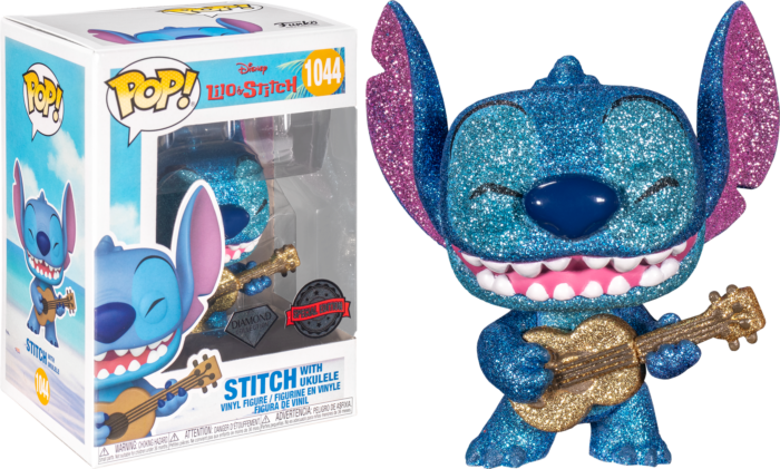 Funko Pop! Lilo & Stitch - Stitch with Ukulele Diamond Glitter #1044