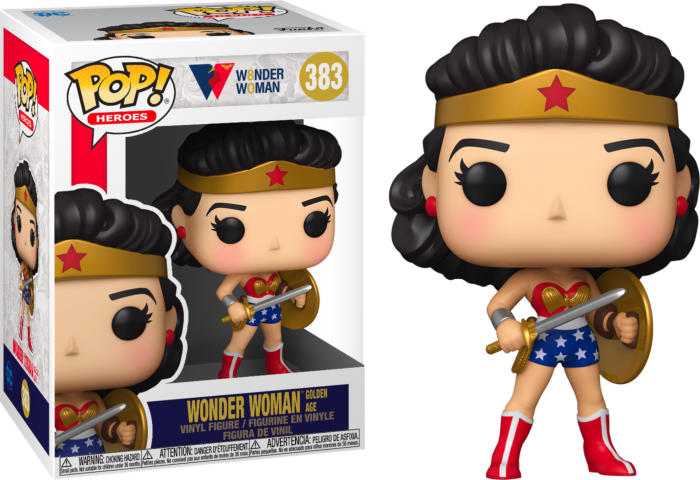 Funko Pop! Wonder Woman - Wonder Woman Golden Age 80th Anniversary #383 - Real Pop Mania