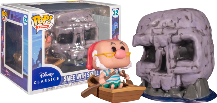 Funko Pop! Town - Peter Pan (1953) - Smee with Skull Rock #32 (2022 Fall Convention Exclusive) - Real Pop Mania