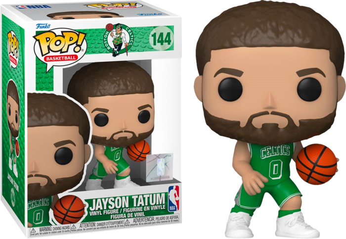 Funko Pop! NBA Basketball - Jayson Tatum Boston Celtics 2021 City Edition Jersey #144 - Real Pop Mania