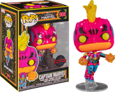 Funko Pop! Marvel: Blacklight - Captain Marvel Blacklight #908 - Real Pop Mania