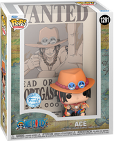 Funko Pop! Covers - One Piece - Portgas D. Ace Wanted Poster #1291