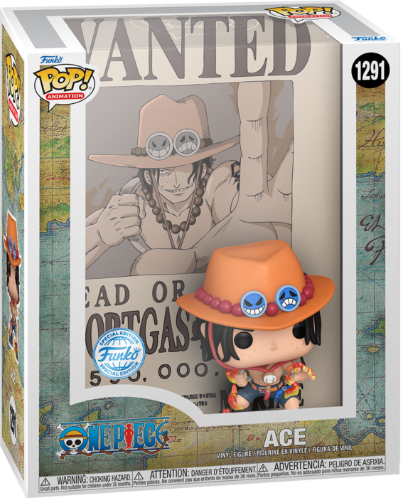 Funko Pop! Covers - One Piece - Portgas D. Ace Wanted Poster #1291