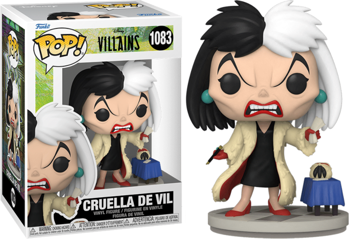 Funko Pop! 101 Dalmatians - Cruella de Vil Ultimate Disney Villains #1083