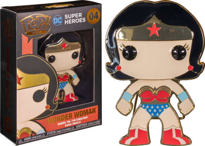Funko Pop! Wonder Woman - Wonder Woman 4” Enamel Pin #04