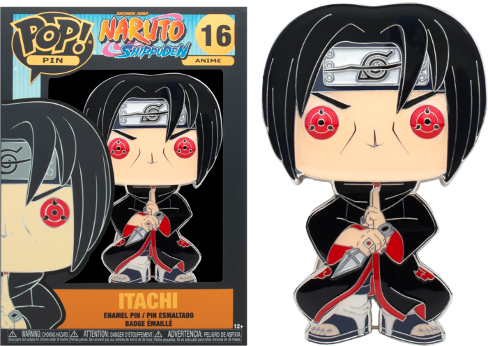 Funko Pop! Funko Pop! Naruto: Shippuden - Itachi 4" Enamel Pin #16 - Real Pop Mania
