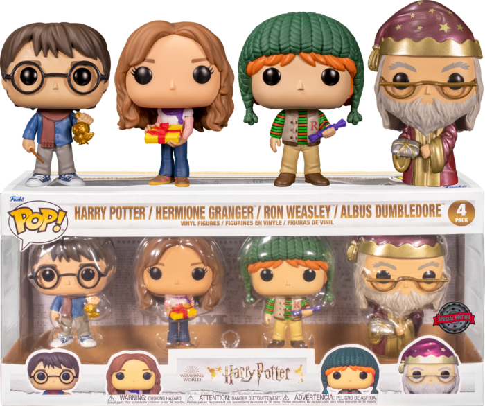 Funko POP! Harry Potter Figures 3-Pack - HARRY, RON Funko POP! Harry Potter Figures 3-Pack - HARRY, RON