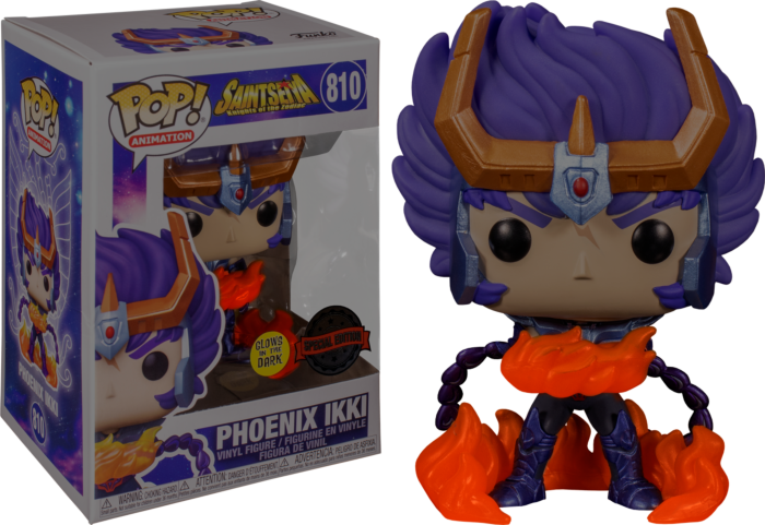 Funko Pop! Saint Seiya: Knights of the Zodiac - Phoenix Ikki Glow in the Dark #810 - The Amazing Collectables