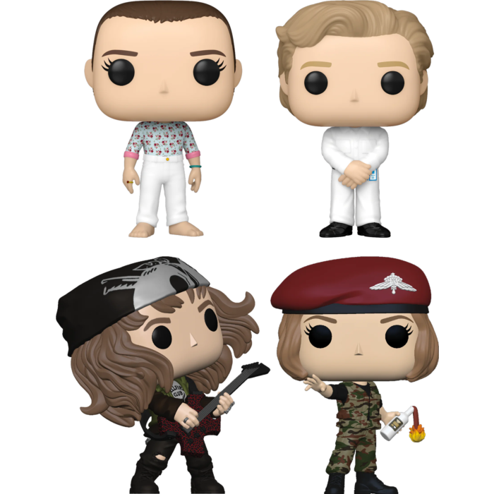 Funko Pop! Stranger Things 4 - Upside Down Challenger - Bundle (Set of 4)