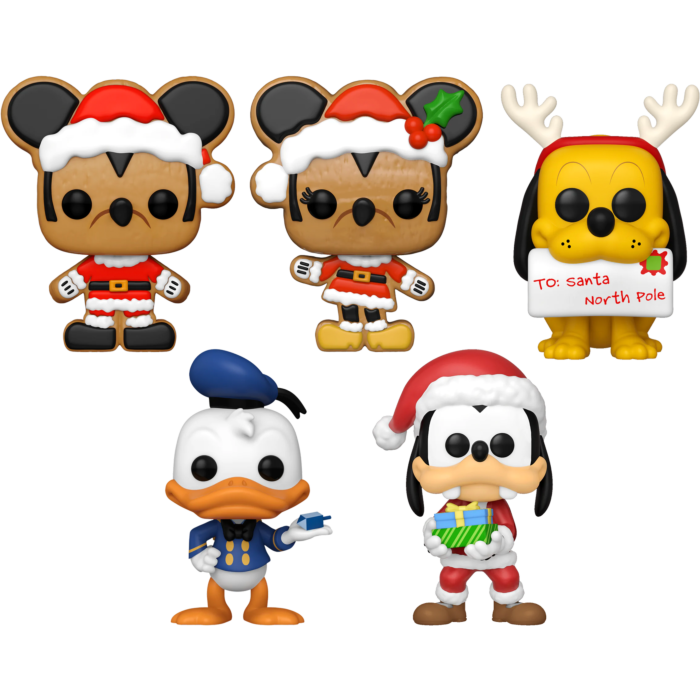Funko Pop! Disney: Holiday - Mickey & Minnie with Friends - Bundle (Se