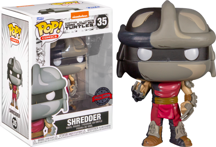 Funko Pop! Teenage Mutant Ninja Turtles (1984) - Shredder Comic #35 - Chase Chance - Real Pop Mania