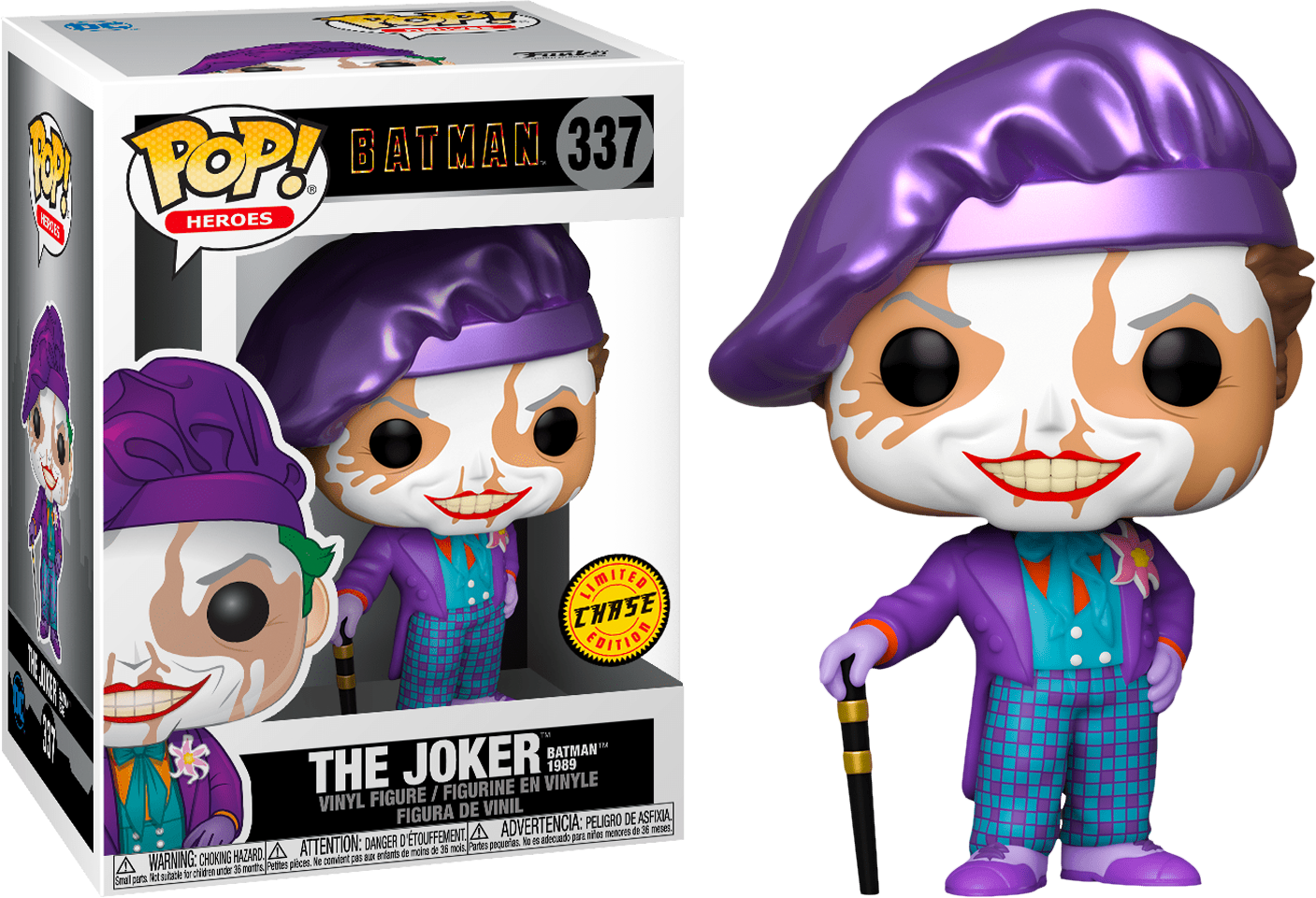 Funko Pop! Batman (1989) - The Joker #337 - Chase Chance