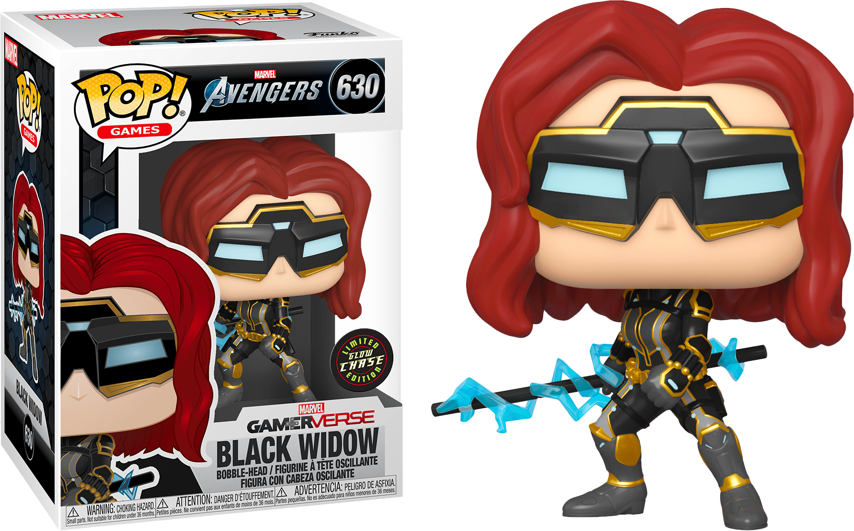 Funko Pop! Marvel's Avengers (2020) - Black Widow #630 - Chase Chance