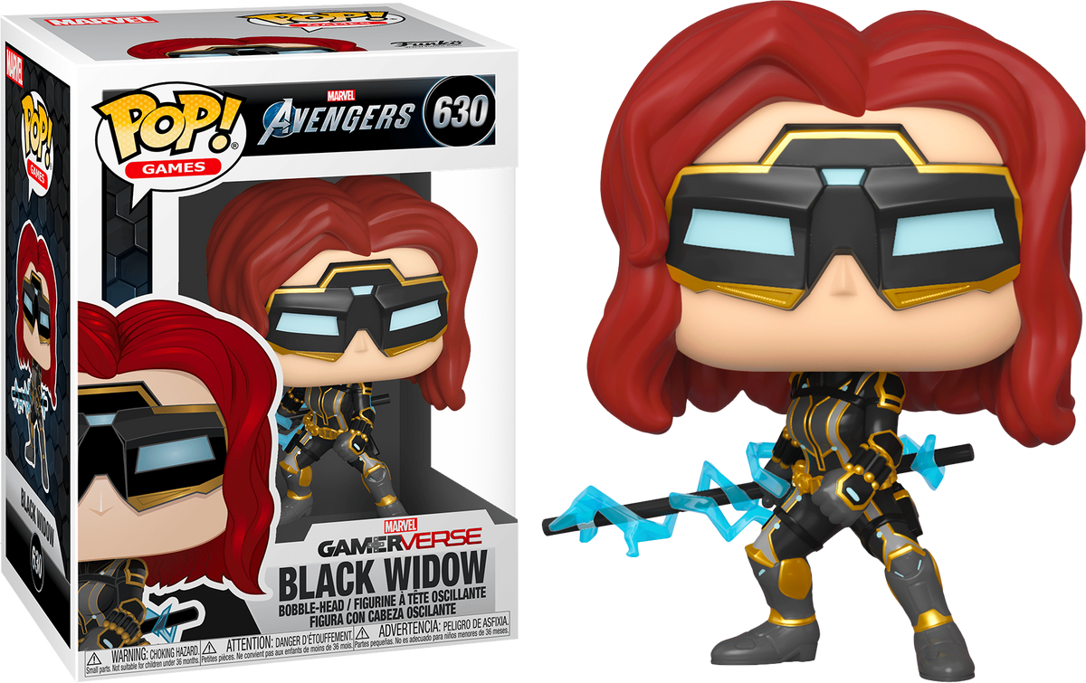 Funko Pop! Marvel’s Avengers (2020) - Black Widow Glow in the Dark #630 - Chase Chance - The Amazing Collectables