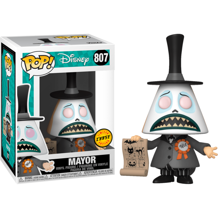 Funko Pop! The Nightmare Before Christmas - Mayor with Megaphone #807 - Chase Chance