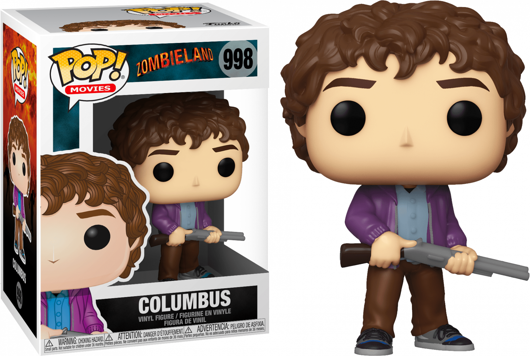 Funko Pop! Zombieland - Columbus #998 Funko Pop! Zombieland - Columbus #998