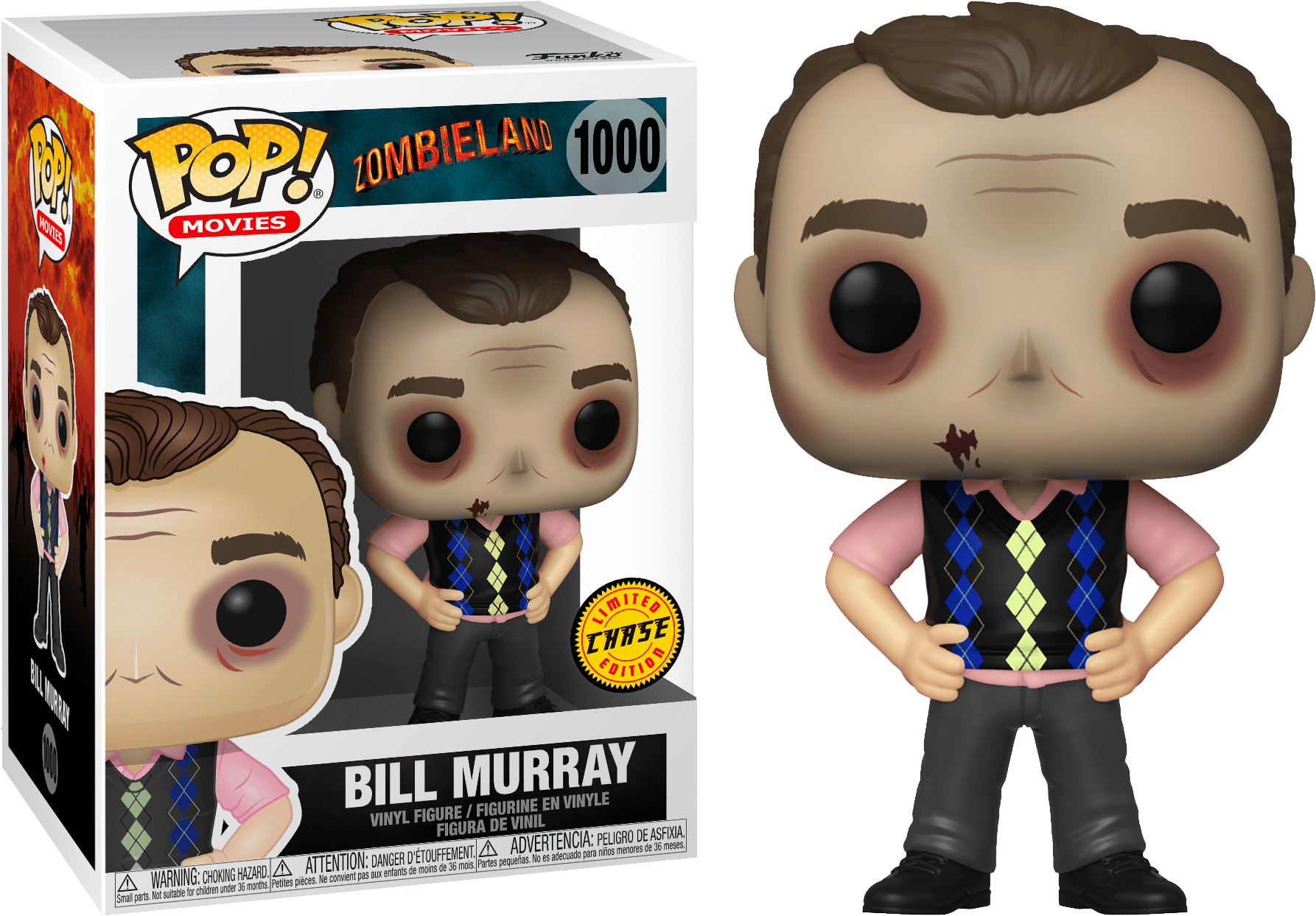 Funko Pop! Zombieland - Bill Murray #1000 - Chase Chance