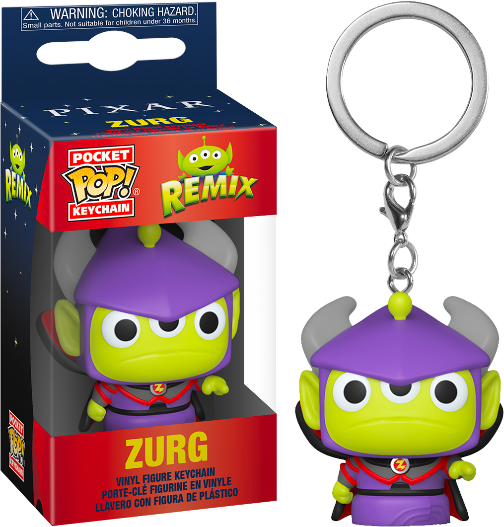 Funko Pocket Pop! Keychain - Pixar - Alien Remix Zurg