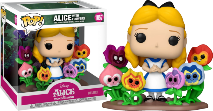 Funko POP! Deluxe Disney Alice In Wonderland - 70th Anniversary: Alice With  Flowers Vinyl Figure