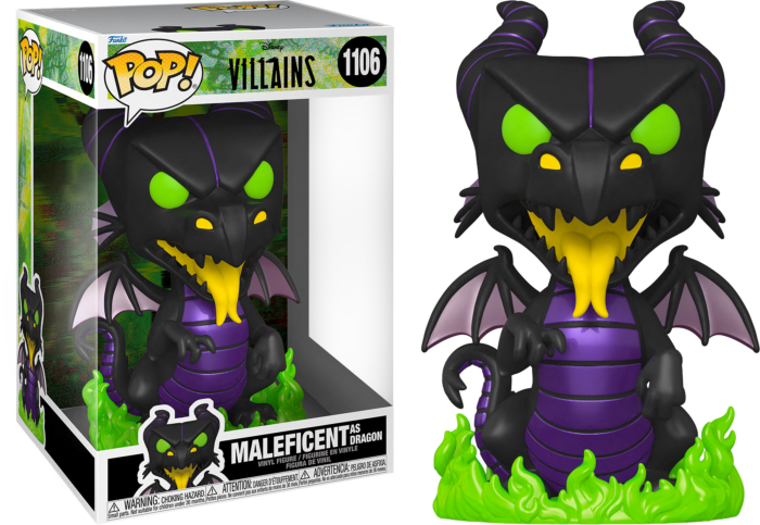 Funko Pop! Sleeping Beauty - Maleficent Dragon 10" Glow in the Dark #1106