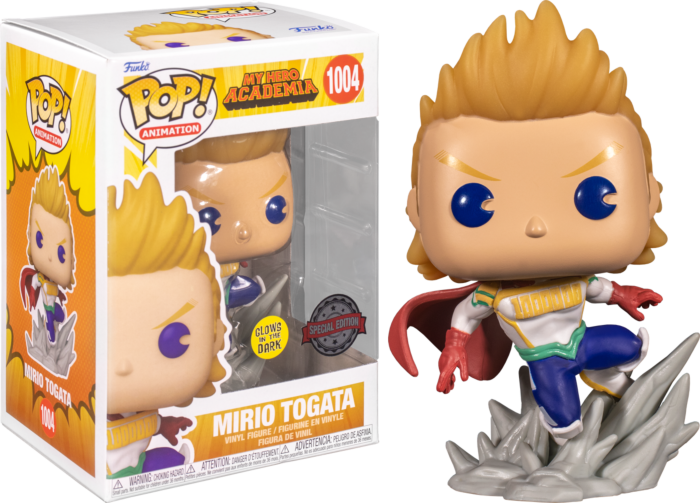 Funko Pop! My Hero Academia - Mirio Togata Glow in the Dark #1004 - Real Pop Mania