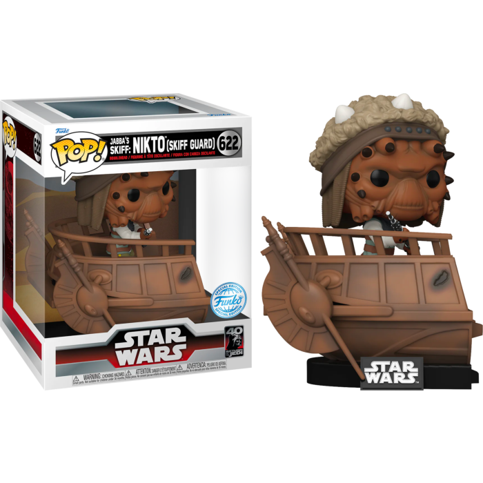 Funko Pop! Star Wars Episode VI: Return of the Jedi - Nikto (Skiff Guard) Jabba's Skiff 40th Anniversary Build-A-Scene Deluxe #622