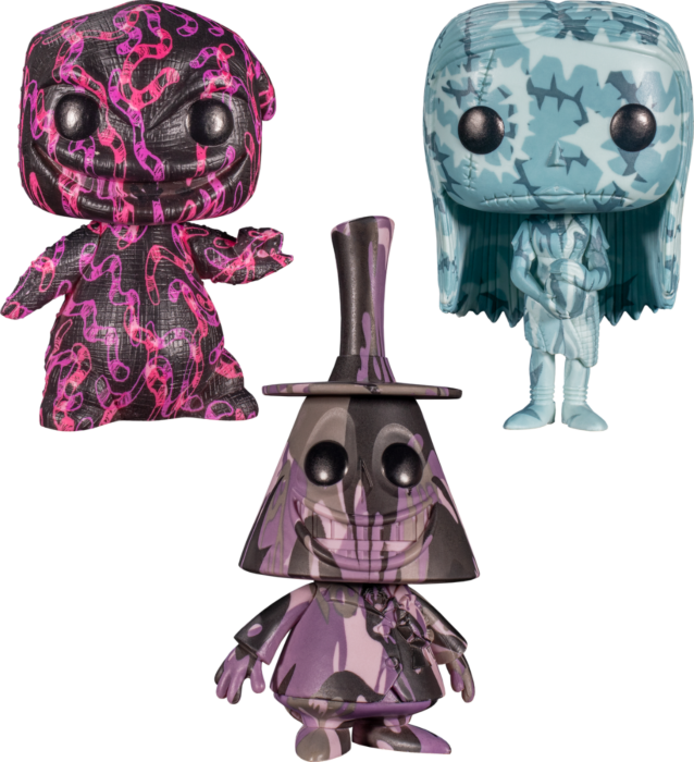 Funko Pop! The Nightmare Before Christmas - Sally, Mayor & Oogie Artist Series - Bundle (Set of 3) - Real Pop Mania