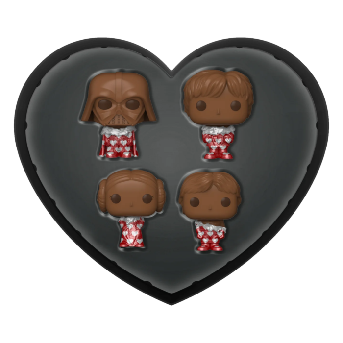 Funko Pop! Star Wars - Valentines 2024 (Chocolate) Pocket Box - 4-Pack